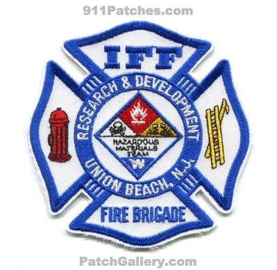 International Flavors and Fragrances IFF Fire Brigade Union Beach Patch (New Jersey)
Scan By: PatchGallery.com
Keywords: & department dept. industrial plant ert emergency response team