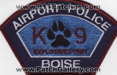 Boise Airport Police K-9 Explosives Unit (Idaho)
Thanks to Anonymous 1 for this scan.
Keywords: k9