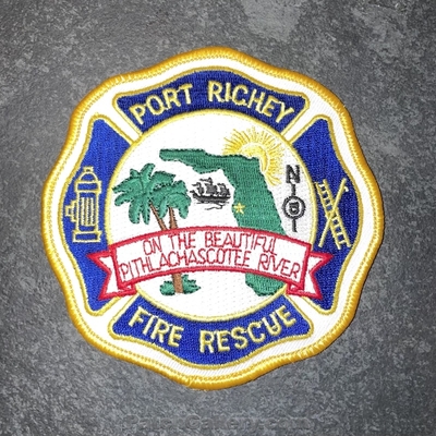 Port Richey Fire Rescue Department Patch (Florida)
Picture By: PatchGallery.com
Thanks to Jeremiah Herderich
Keywords: dept.