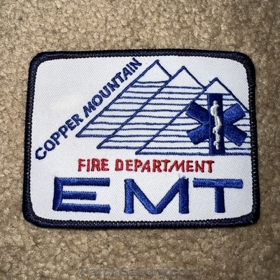 Copper Mountain Fire Department EMT Patch (Colorado) (Defunct)
Picture By: PatchGallery.com
Thanks to Jeremiah Herderich
Now Summit Fire EMS in 2018
Keywords: dept.