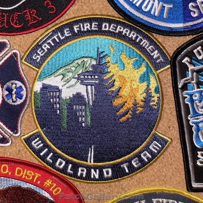 Seattle Fire Department Wildland Team Patch (Washington)
Picture By: PatchGallery.com
Thanks to Jeremiah Herderich
Keywords: dept. sfd s.f.d. wildfire forest