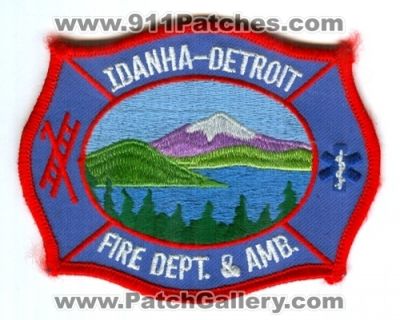 Idanha-Detroit Fire Department and Ambulance (Oregon)
Scan By: PatchGallery.com
Keywords: dept. & amb. ems