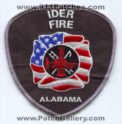 Ider Fire Department (Alabama)
Scan By: PatchGallery.com
Keywords: dept.