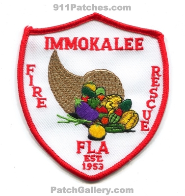 Immokalee Fire Rescue Department Patch (Florida)
Scan By: PatchGallery.com
Keywords: dept. est. 1953