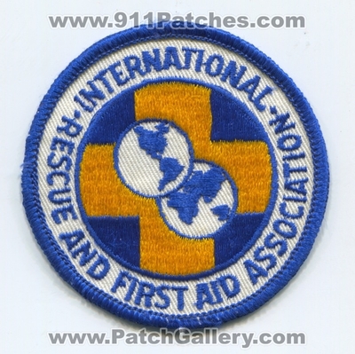International Rescue and First Aid Association EMS Patch (New Jersey)
Scan By: PatchGallery.com
Keywords: intl. & assn. irfaa i.r.f.a.a.