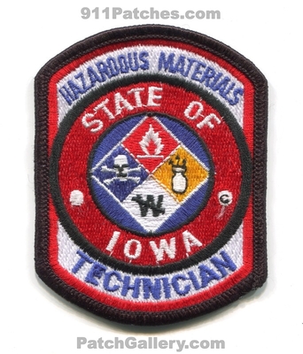 Iowa State Hazardous Materials Technician Patch (Iowa)
Scan By: PatchGallery.com
Keywords: certified licensed registered haz-mat hazmat tech.