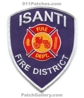 Isanti Fire District Patch (Minnesota)
Scan By: PatchGallery.com
Keywords: dist. department dept.