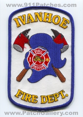 Ivanhoe Fire Rescue Department Patch (Texas)
Scan By: PatchGallery.com
Keywords: dept.