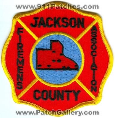 Jackson County Firemens Association Patch (Iowa)
Scan By: PatchGallery.com
Keywords: co. assn. fire department dept.
