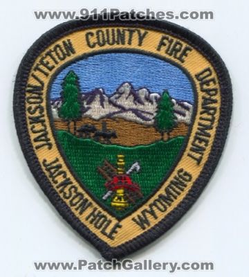 Jackson Teton County Fire Department (Wyoming)
Scan By: PatchGallery.com
Keywords: co. dept. hole