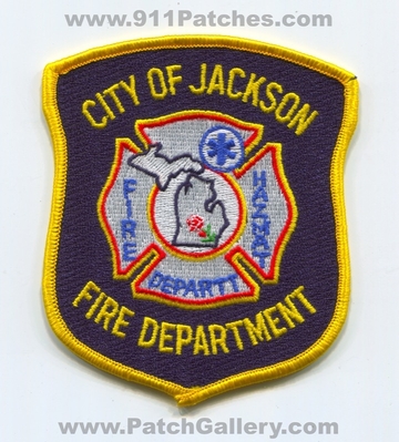 Jackson Fire Department Patch (Michigan)
Scan By: PatchGallery.com
Keywords: city of dept. departt hazmat haz-mat