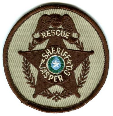 Jasper County Sheriff Rescue (Texas)
Scan By: PatchGallery.com
