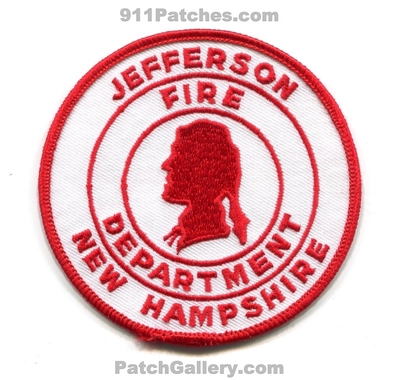 Jefferson Fire Department Patch (New Hampshire)
Scan By: PatchGallery.com
Keywords: dept.