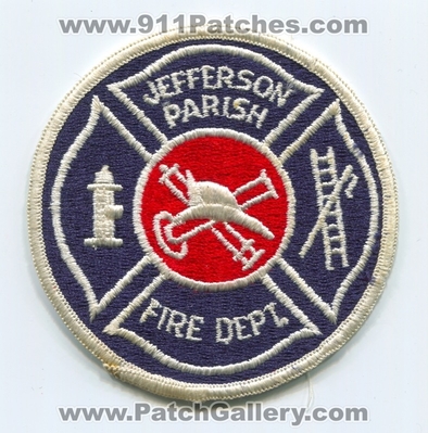 Jefferson Parish Fire Department Patch (Louisiana)
Scan By: PatchGallery.com
Keywords: dept.