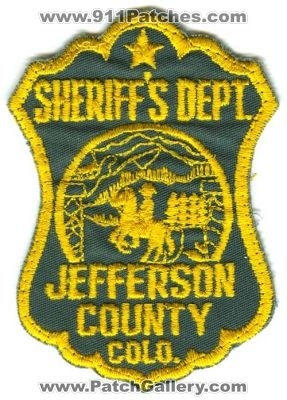 Jefferson County Sheriff's Dept (Colorado)
Scan By: PatchGallery.com
Keywords: sheriffs department