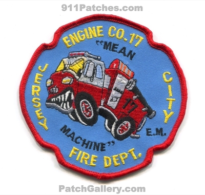 Jersey City Fire Department Engine 17 Patch (New Jersey)
Scan By: PatchGallery.com
Keywords: dept. company co. station mean machine