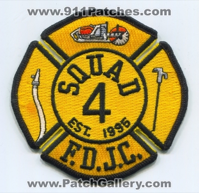 Jersey City Fire Department Squad 4 Patch (New Jersey)
Scan By: PatchGallery.com
Keywords: f.d.j.c. fdjc dept. company co. station