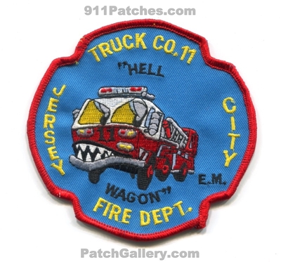 Jersey City Fire Department Truck 11 Patch (New Jersey)
Scan By: PatchGallery.com
Keywords: dept. company co. station hell wagon