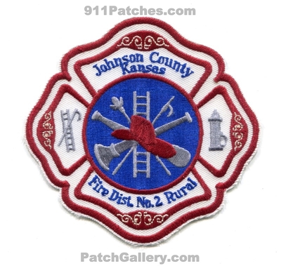 Johnson County Fire District Number 2 Rural Patch (Kansas)
Scan By: PatchGallery.com
Keywords: co. dist. no. #2 department dept.