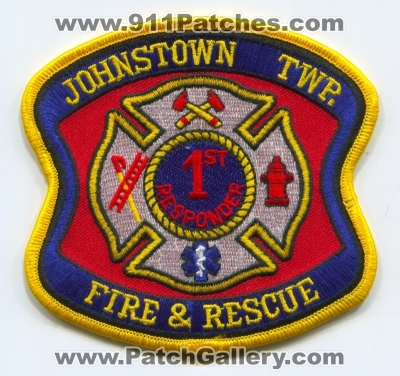 Johnstown Township Fire and Rescue Department 1st Responder Patch (Michigan)
Scan By: PatchGallery.com
Keywords: twp. & dept. first
