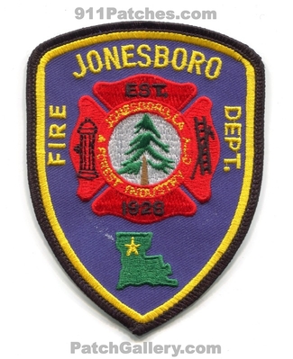 Jonesboro Fire Department Patch (Louisiana)
Scan By: PatchGallery.com
Keywords: dept. est. 1928