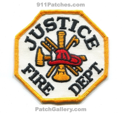 Justice Fire Department Patch (Illinois)
Scan By: PatchGallery.com
