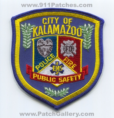 Kalamazoo Fire EMS Police Department of Public Safety DPS Patch (Michigan)
Scan By: PatchGallery.com
Keywords: city of dept. fd d.p.s.