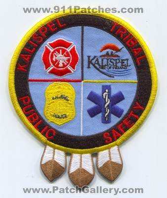 Kalispel Tribal Public Safety Department Patch (Washington)
Scan By: PatchGallery.com
Keywords: tribes of indians dept. of dps d.p.s. fire ems police