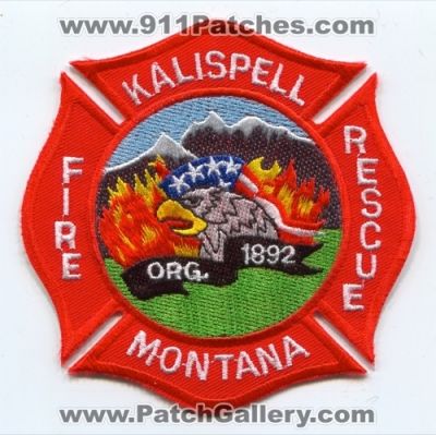 Kalispell Fire Rescue Department Patch (Montana)
Scan By: PatchGallery.com
Keywords: dept.