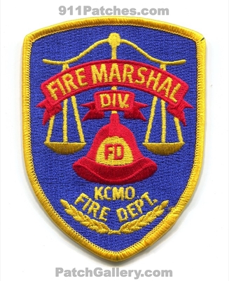 Kansas City Fire Department Fire Marshal Division Patch (Missouri)
Scan By: PatchGallery.com
Keywords: dept. kcfd k.c.f.d. kcmo div.