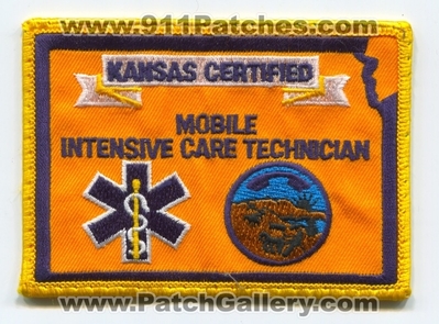 Kansas State Certified Mobile Intensive Care Technician MICT EMS Patch (Kansas)
Scan By: PatchGallery.com
Keywords: ambulance m.i.c.t.
