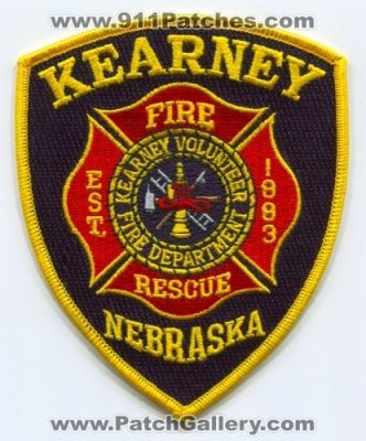 Kearney Volunteer Fire Rescue Department (Nebraska)
Scan By: PatchGallery.com
Keywords: vol. dept.
