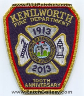 Kenilworth Fire Department 100th Anniversary (New Jersey)
Scan By: PatchGallery.com
Keywords: dept. boro of