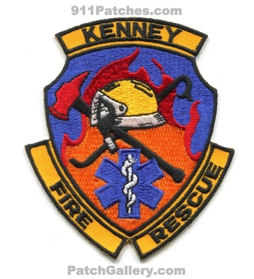 Kenney Fire Rescue Department Patch (Illinois) (Confirmed)
Scan By: PatchGallery.com
Keywords: dept.