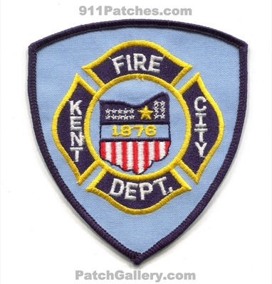 Kent City Fire Department Patch (Ohio)
Scan By: PatchGallery.com
Keywords: dept. 1876