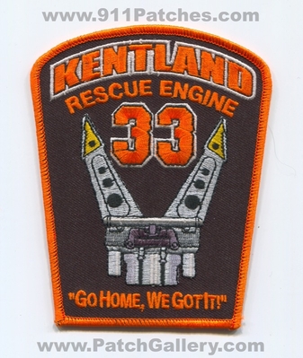 Kentland Fire Department Rescue Engine 33 Patch (Maryland)
Scan By: PatchGallery.com
Keywords: dept. company co. station go home we got it