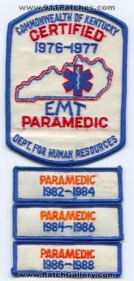 Kentucky State EMT Paramedic (Kentucky)
Scan By: PatchGallery.com
Keywords: ems certified commonwealth of department dept. for human resources 1976-1977 1982-1984 1984-1986 1986-1988