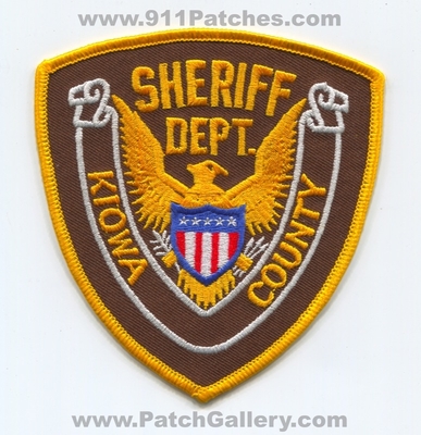 Kiowa County Sheriffs Department Patch (Colorado)
Scan By: PatchGallery.com
Keywords: co. office dept.