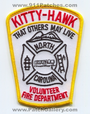 Kitty Hawk Volunteer Fire Department Patch (North Carolina)
Scan By: PatchGallery.com
Keywords: kitty-hawk vol. dept. that others may live