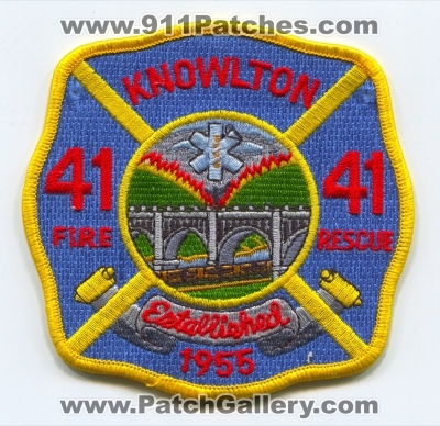 Knowlton Township Fire and Rescue Company Number 1 Station 41 Patch (New Jersey)
Scan By: PatchGallery.com
Keywords: twp. & co. no. #1 department dept.