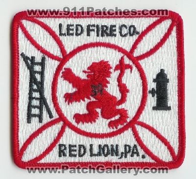 Led Fire Company (Pennsylvania)
Thanks to Mark C Barilovich for this scan.
Keywords: co. red lion pa.