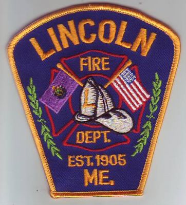 Lincoln Fire Dept (Maine)
Thanks to Dave Slade for this scan.
Keywords: department