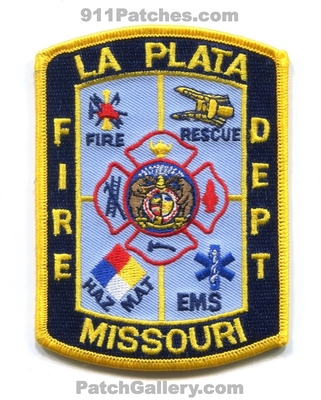 La Plata Fire Department Patch (Missouri)
Scan By: PatchGallery.com
Keywords: laplata dept. rescue hazmat haz-mat ems