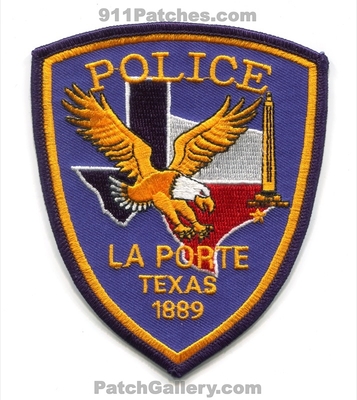 La Porte Police Department Patch (Texas)
Scan By: PatchGallery.com
Keywords: laporte dept. 1889