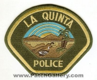 La Quinta Police Department (California)
Thanks to 2summit25 for this picture.
Keywords: laqunta dept.