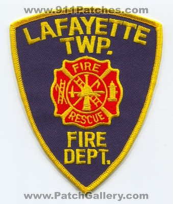 Lafayette Township Fire Rescue Department Patch (UNKNOWN STATE)
Scan By: PatchGallery.com
Keywords: twp. dept.
