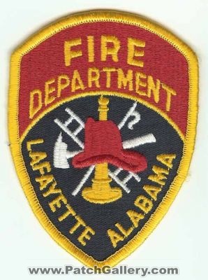 Lafayette Fire Department (Alabama)
Thanks to PaulsFirePatches.com for this scan.
