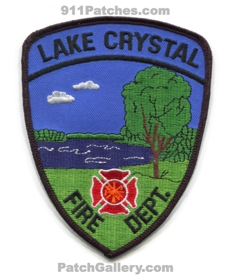 Lake Crystal Fire Department Patch (Minnesota)
Scan By: PatchGallery.com
Keywords: dept.