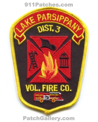 Lake Parsippany Volunteer Fire Company District 3 Patch (New Jersey)
Scan By: PatchGallery.com
Keywords: vol. co. dist. department dept.