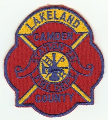 Lakeland Fire Station 281
Thanks to PaulsFirePatches.com for this scan.
Keywords: new jersey camden county dept department